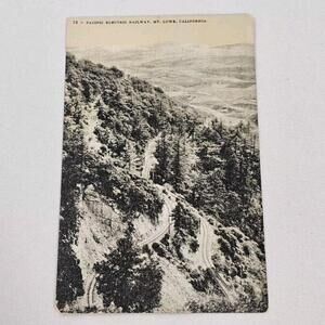 Antique Early 1900s Pacific Electric Railway Postcard Mt Lowe LA California